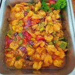泰式芒果炒虾球(去壳）Thai Style Mango Prawn Ball (De-Shell) (NEW)