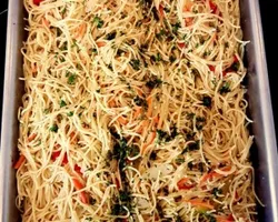 Christmas Seafood Spaghetti | Customer Photo | Spark and Flame Catering (The Flame Cafe N Spark Restaurant)