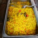Pineapple Rice, Pork Floss concoction 黄梨炒饭