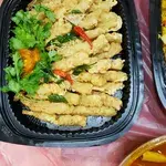 Golden Prawn Torpedo with Spicy Tartar