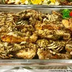 Baked Slipper Lobster with Herb Butter Walnut Gravy