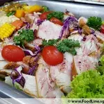 Roasted Turkey Breast with Canberry Sauce Dip