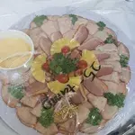 Assorted Ham & Smoked Duck Platter with Tangy Mayo