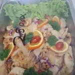 Oven Grilled Tangy Orange Sauce Fish