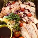 Roasted Turkey Breast with Canberry Sauce Dip