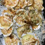 Baked Cheesy Scallop w Jap Mentaiko
