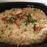 Fried Rice with Crispy Silver Fish 赢余炒饭