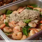 Prawn with Golden Mushrooms