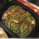 Sauteed Asparagus with Lotus Root and Macadamia 夏果芦笋炒莲藕