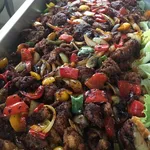 Wok Fried Black Pepper Fish with Capsicum