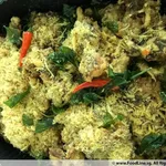 Deep Fried Soft Shell Crab with Chicken Floss 鸡肉松软壳蟹