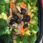 Broccoli with Mixed Mushroom