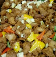 Click to see Wok Fried Black Pepper Fish with Capsicum