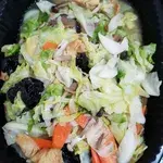 香炒素根包菜 Cabbage w/ Assorted Mushroom (NEW)