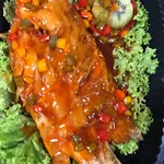 Deep-fried Red Snapper with Sweet & Sour Sauce 糖醋红曹魚