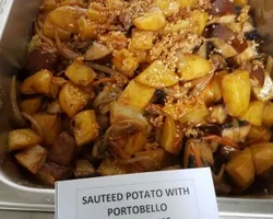 Sauteed Potato with Portobello mushrooms | Customer Photo | Pines Food Delight