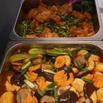 Egg Tofu with Mushroom & Seow Bai Chye