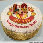 1x MANCHESTER (*Price from $58.90 onward) @$58.9 (Size : 8 Inch (12-18 pax)) (Flavours : Vanilla) (Eggless : No) (Big Candles : 4) (Small Candles : 1)