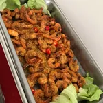 Oatmeal honey prawn 麦片蜜汁虾