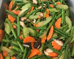 French Beans, Celery, Carrot and Shitake Mushroom <i>(Sautéed with Garlic and Butter)</i> | Customer Photo | Spark and Flame Catering (The Flame Cafe N Spark Restaurant)