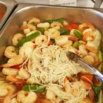 Prawn with Golden Mushrooms