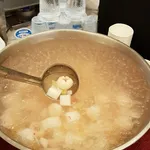 Chilled Almond Jelly with Lychee & Pineapple