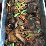 香菇烩扒鸭 Braised Duck w/ Mushroom