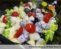 Chef Choice Of Greens With Fresh Fruits And Thousand island Sauce | Customer Photo | Sembawang Eating House Seafood Restaurant