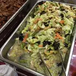 CABBAGE W/ ASSORTED MUSHROOM 香炒素根包菜