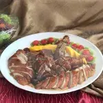 Crispy Roasted Slice Duck with Mango 芒果切片鸭