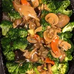 三菇西兰花 Broccoli w/ Assorted Mushroom