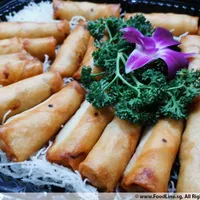 Click to see Vegetarian Spring Roll with Sweet Sauce