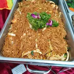 Stir-fried Seafood Mee Sua with Chinese Chives