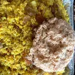Pineapple Fried Rice with Chicken Floss