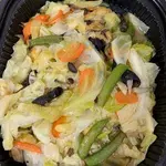 香炒素根包菜 Cabbage w/ Assorted Mushroom (NEW)