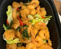 黄金咸蛋虾 Salted Egg Prawn | Customer Photo | Stamford Catering