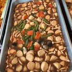 红烧蛋豆腐配双菇 Braised Egg Beancurd with Assorted Mushroom