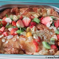 Click to see Bread and Butter Pudding (V) <i>with vanilla sauce</i>