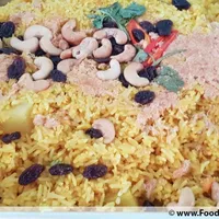 Click to see Thai-Style Pineapple Fried Rice <i>with chicken floss, pineapple and cashew nut</i>