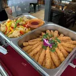 * Torpedo Prawn with Tartar Dip