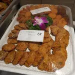 Breaded Scallop with Pesto Cream Dip