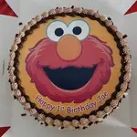 1x Elmo @$58.9 (Size : 8 Inch (12-18 pax)) (Flavours : Chocolate) (Eggless : No) (Big Candles : 1) (Small Candles : 1)