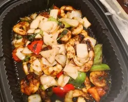 Wok Fried Black Pepper Prawns with Bell Peppers | Customer Photo | On & On Diners