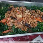 鲍鱼菇菠菜 Spinach w/Abalone Mushroom