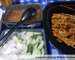 Chicken Satay w condiments | Customer Photo | On & On Diners