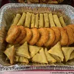 Vegetables Spring Roll and Samosa