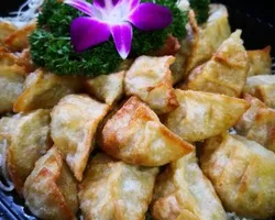 Vegetable Gyoza with Vinegar Dip | Customer Photo | Stamford Catering