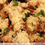 Deep Fried Soft Shell Crab with Chicken Floss 鸡肉松软壳蟹