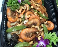 Prawn Fried w/Cashew Nut | Customer Photo | Le Xin Catering Group Pte Ltd