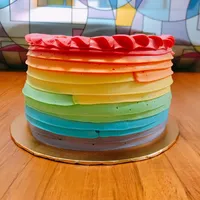 Click to see 1x Rainbow Wonderland @$45.9 (Big Candles : 5) (Size : 7 Inch (7-10 pax)) (Small Candles : 4)